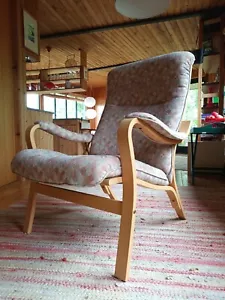 Chair Vintage Relaxing Chair 60er Retro Easy Chair Danish 70er Mid Century A14b - Picture 1 of 9