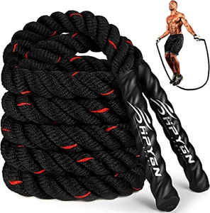 Jump Rope, Weighted Jump Ropes for Men Women, 2.8Lb 3.8Lb 5Lb Heavy Skipping Rop - Picture 1 of 12