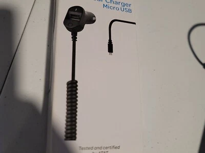 AT&T Micro USB Car Charger with Extra USB Port 3.4 amp - Image 1 of 4