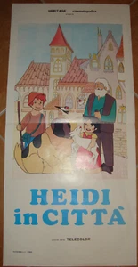 POSTER LOCANDINA 70X33 HEIDI IN CITTA' 1974 - Bild 1 von 1