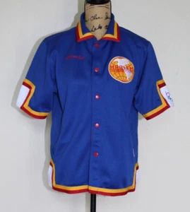 Platinum Fubu Harlem Globetrotter blau bestickt Aufwärmtrikot Jugend 12/14 - Bild 1 von 13