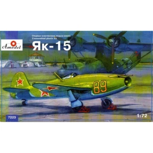 AMODEL 7223 Jakowlew Jak-15 Sowjetischer Düsenjäger. Re-Release. Scale Fighter 1:72 - Bild 1 von 12
