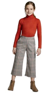 MAYORAL Plaid Crop Pull-on Pants NWT Girls 12 - Picture 1 of 2