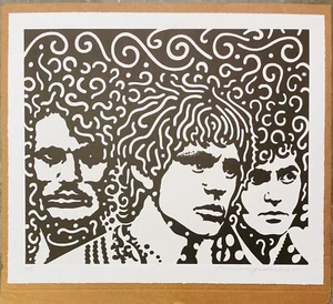 ERIC CLAPTON, GINGER BAKER, JACK BRUCE, CREME LIMITED EDITION SIEBDRUCK - Bild 1 von 12