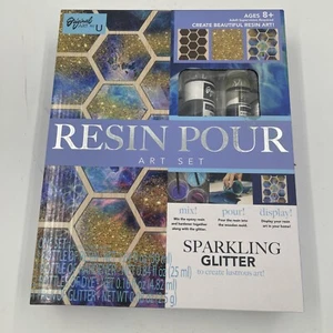 Priginal Art by U Resin Pour Art Set Sparkling Glitter - Picture 1 of 2