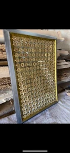 Shotgun Cartridge Resin Mirror Hand Made - Picture 1 of 2