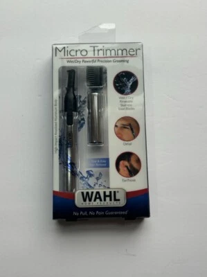 Recortadora de pluma personal Wahl Micro GroomsMan - negra/gris Foto 1 de 4