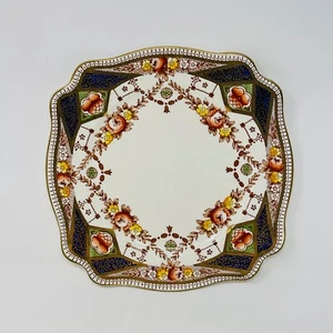 Royal Staffordshire Stafford Plate Imari Pattern Porcelain Gilded England Flower - Picture 1 of 14