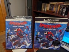 Spider-Man: Into the Spider-Verse 4K Ultra HD + Blu Ray + Digital OOP slip New!