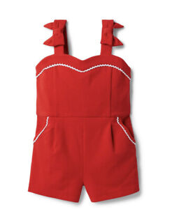 NWT JANIE AND JACK SCALLOPED TRIM PONTE ROMPER 18-24 Months
