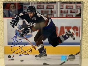 Todd Bertuzzi Signed Vancouver Canucks 8x10 Photo HockeyInk 5 - Picture 1 of 5