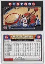 2008-09 Topps Black /51 Rasheed Wallace #30
