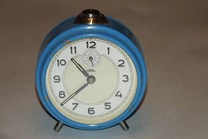 Antiguo Despertador Reloj Mecánico Años 70 Vintage 1970 Decorado Diseño Loft / - Imagen 1 de 3