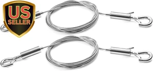 Heavy Duty Picture Hanging Wire Kit Supports 66 Lbs-2 Pack Picture Frame Hang... - Picture 1 of 1