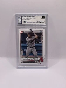 Adrian Del  Castillo 2021 Bowman Draft 1st Prospect Graded MGCo. Gem Mint 10 - Picture 1 of 1