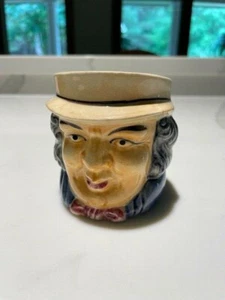 VINTAGE TOBY MUG CERAMIC HAND PAINTED GLOSSY GLAZED MADE IN JAPAN - Picture 1 of 10