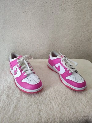 Nike Dunk Zapatillas bajas Niño 6.5Y Láser Fucsia Con cordones Cómodas Zapatos Activos Foto 1 de 4