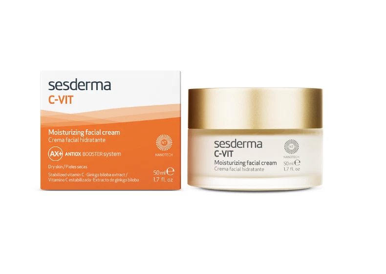 Sesderma C-Vit moisturizing facial cream antiox booster system  dry skin 50 ml - Imagem 1 de 1
