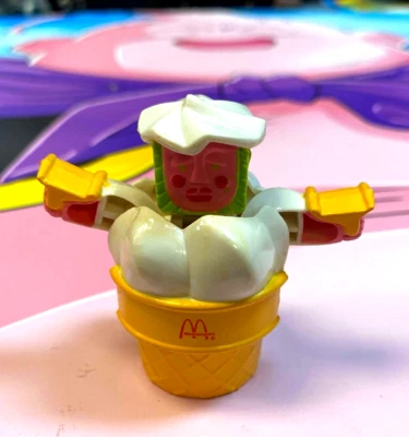麦当劳 Happy Meal 玩具 - 1988 年,可更换变形金刚,冰淇淋锥 — 第 1/2 张图片