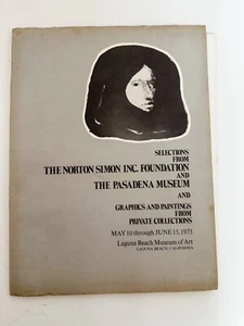 Norton Simon Foundation Pasadena Museum Privatsammlung Kunstdruck Ordner 1975 - Bild 1 von 6
