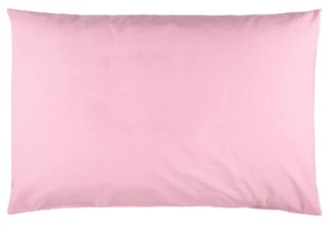 Coppia di federe per casalinghe in biancheria da letto ignifuga, rosa - Foto 1 di 2