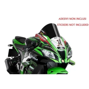 CUPOLINO PUIG R-RACER COMPATIBILE PER KAWASAKI ZX-10R 2016 > 2020 NERO - Foto 1 di 1