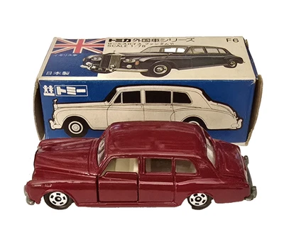 RARE 💥Tomy Tomica England ROLLS ROYCE PHANTOM VI F6 1976 Japan in Box NICE - Image 1 of 4