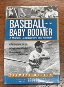 Baseball & The Baby Boomer A History Commentary & Memoir SIGNED First Edition - Picture 1 of 18