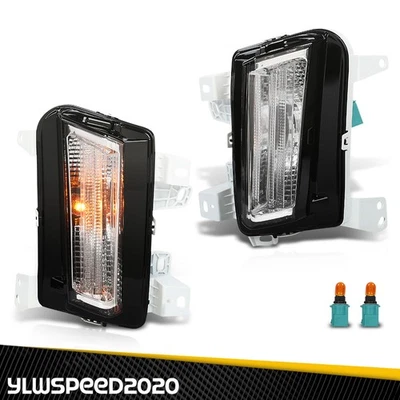 Fit For 2017-2019 Cadillac XT5 Front Left Right Side LED Amber Turn Signal Light - Image 1 of 4