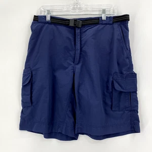 Magellan Shorts Men's XL Blue Fish Gear Mag Repel Cargo Camping Cutoffs - Picture 1 of 7