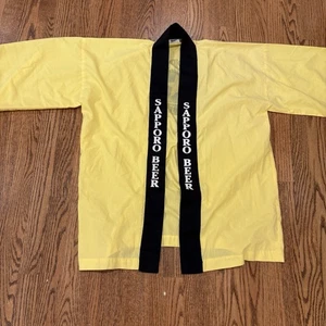 seltener SAPPORO Werbekimono gelb/schwarz. Made In The US Jacke Cool - Bild 1 von 15