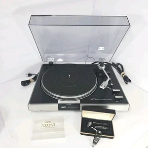 JVC JL-A40 Direct Drive Auto-Return Turntable Schallplatte mit Empire 7000 Tonabnehmer - Bild 1 von 24
