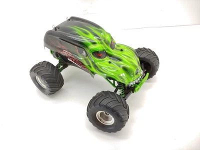 *RARE* Traxxas Skully 1/10 RC Monster Truck ARTR RC Truck Used (No Radio) Blue - Image 1 of 4