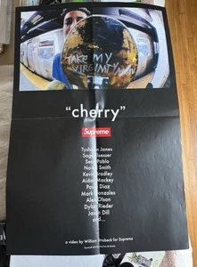 Authentic! SUPREME "Cherry" Poster Sean Pablo Tyshawn Jones Vintage RARE SS FW14 - Picture 1 of 1