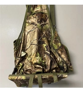 Primos Rocker Strap Turkey Vest Mossy Oak Hunting FlipDown Lounge Seat XL XXL - Picture 1 of 5