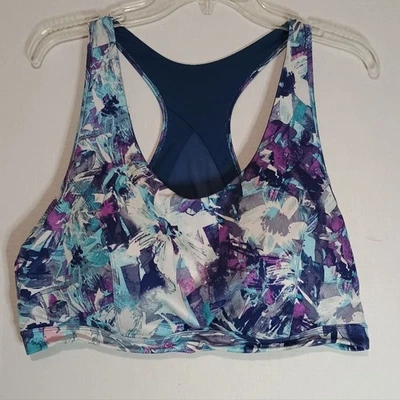 Женский многоцветный легкий поддерживающий спортивный бюстгальтер Tek Gear размер 3X - Изображение 1 из 3