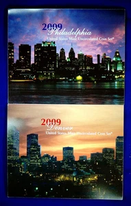 2009 US Mint Uncirculated Coin Set Denver + Philadelphia 36 coins w/OGP & COA - Picture 1 of 5