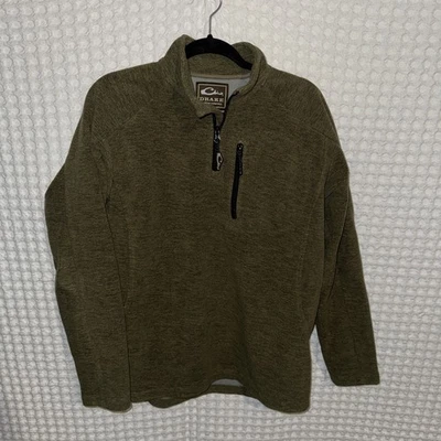 Drake Waterfowl Heathered Fleece Windproof 1/4 Zip Jacket - Image 1 of 4