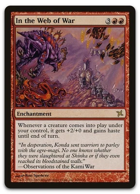 In the Web of War #108 (LP) Betrayers of Kamigawa BOK Magic MTG - Image 1 of 2