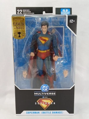 Boneco de ação McFarlane Toys DC Multiverse Gold Label SUPERMAN (Battle Damage)  - Imagem 1 de 4