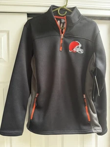 Cleveland Browns Herren kleiner Viertelreißverschluss Pullover NFL Football Einzelhandel $ 90 neu mit Etikett - Bild 1 von 7
