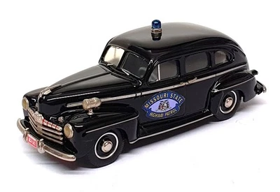 Western Models 1/43 Scale WMS77P - 1946 Ford Missouri Police - Black - Image 1 of 4