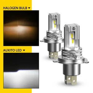 2X AUXITO 9003 H4 LED Headlight Conversion Bulb Kit Low High Beam 24000LM M4 - Picture 1 of 19