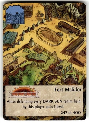 Spellfire Dark Sun Fort Melidor 1st Edition Trading Card 247 of 400 - Image 1 of 2