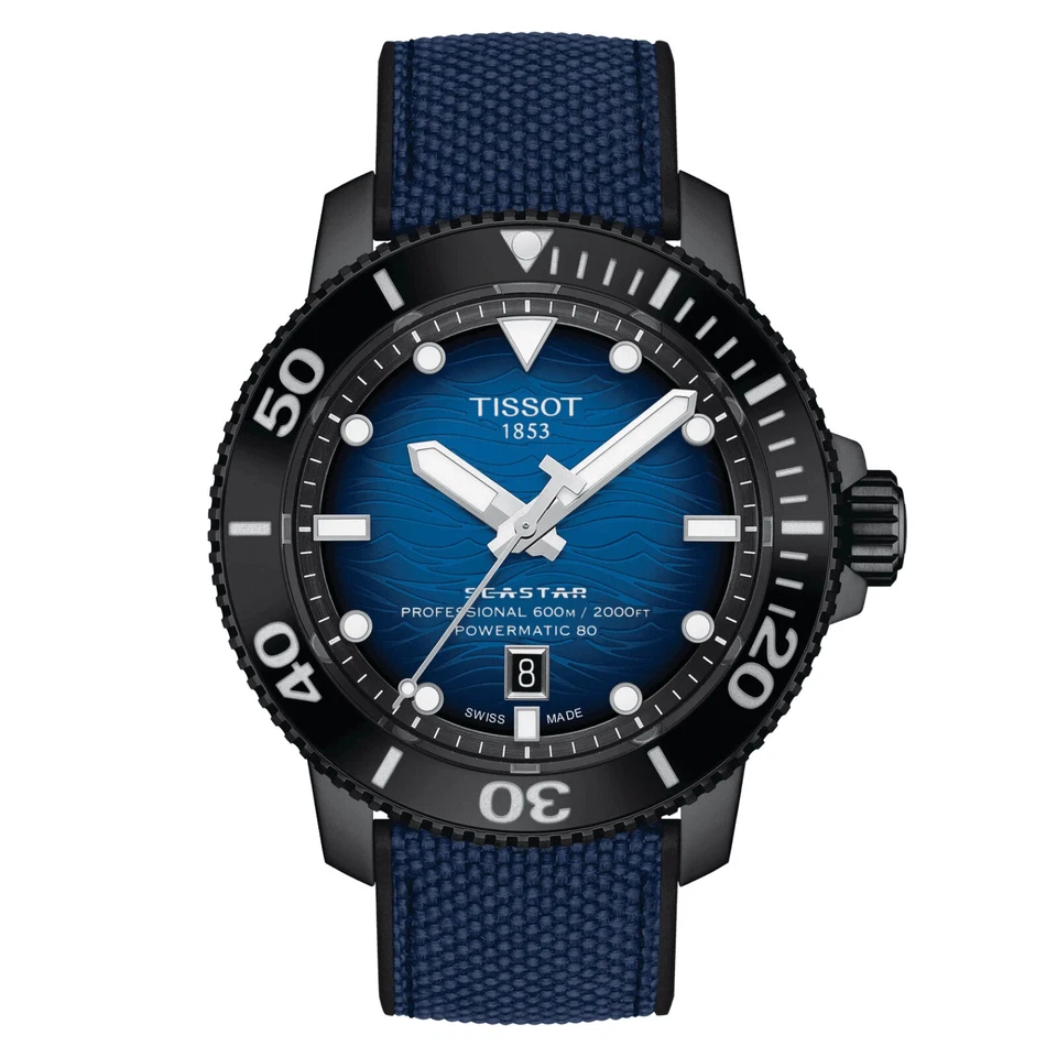 Tissot Seastar 2000 Blue Men's Watch - T1206073704100