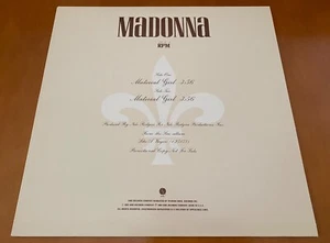MADONNA Material Girl PRO-A-2257 12" SINGLE PROMO VINYL W/ UNIQUE PICTURE SLEEVE - Picture 1 of 7