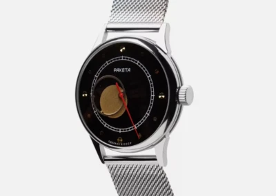 Vintage Raketa Copernicus 1990s Watch,Black Soviet Mechanical Mens Wrist Watch - Image 1 of 4