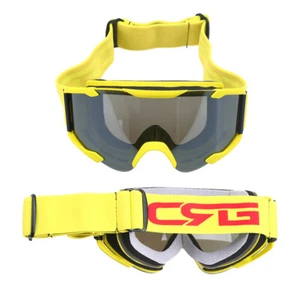 Motocross Eyewear Goggles Windproof Non-Slip Adjustable Tape Dirt Bike Racing - Picture 1 of 35