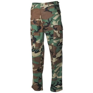Tactical Pants MFH US Combat BDU Rip-Stop Army Military Woodland - Picture 1 of 4
