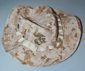 USGI USMC MARPAT Wüsten-Tarnmuster NYCO Boonie klein sehr gut bis exzellent - Bild 1 von 5